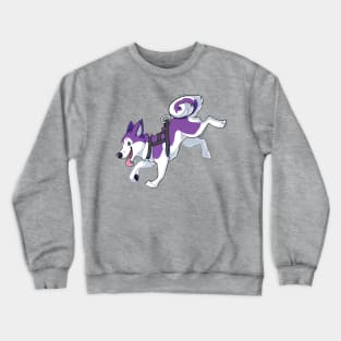 Purple Husky Running Crewneck Sweatshirt